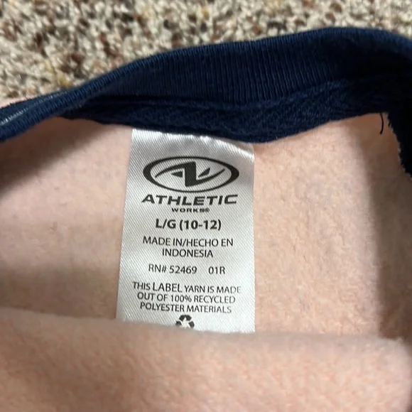 ATHLETIC PINK AND BLACK SWEATER! - Picture 2 of 2